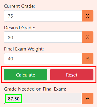 asses final grades and percentages